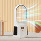 14.6x33CM Household Desk Turbo Bladeless Electric Fan Portable Rechargeable Bladeless Table Fan