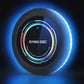 Rechargeable Light Up Flying Disc With 50 LED For Outdoor Game Beach Sport
