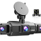 4 Channel Dashcam Front Rear Left Right Car Camera with App Control