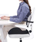 Memory Foam Seat Cushion Lumbar Support Pillow Chair Pad for Office Car