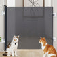 Retractable Pet Gate No Drill Barrier for Dogs and Cats Indoor Outdoor Use