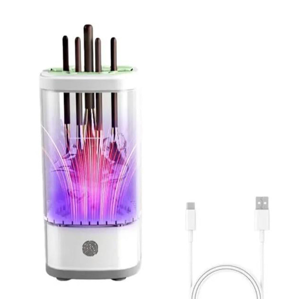 Electric Makeup Brush Cleaner and Dryer Machine Automatic Brush Fast Cleaning Tool