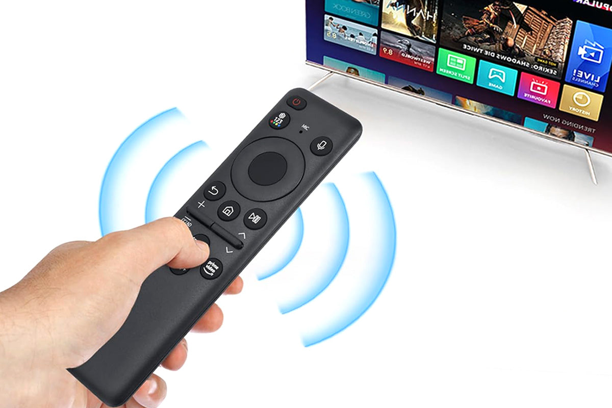 Solar Voice Remote Control for Samsung Smart TVs 8K Crystal UHD Series