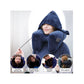 Inflatable Detachable Travel Neck Pillow with Hat
