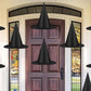 12 Pcs Halloween Witch Hats Costume Accessories Wizard Hats with Nylon Rope for Indoor Outdoor Decorations