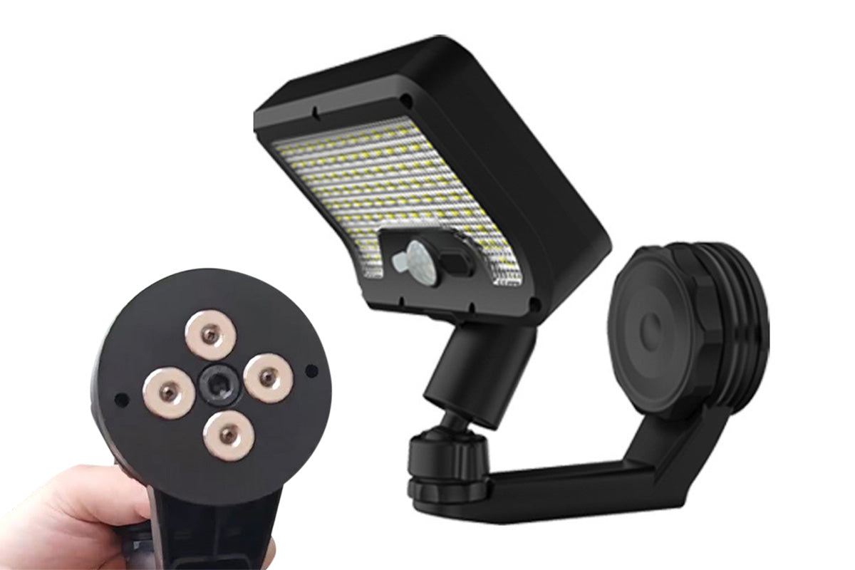 Magnetic Solar Light Outdoor Lamp with Solar USB Dual Charging Method