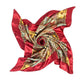 90cm Square Head Scarf Printed Satin Hair Scarf Bandanas for Women