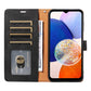 RFID Protective Flip Wallet Case Compatible with Samsung A17 A37 and A57-Black