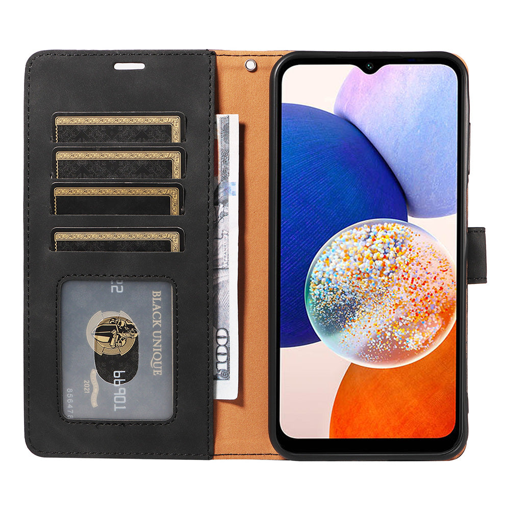 RFID Protective Flip Wallet Case Compatible with Samsung A17 A37 and A57-Black