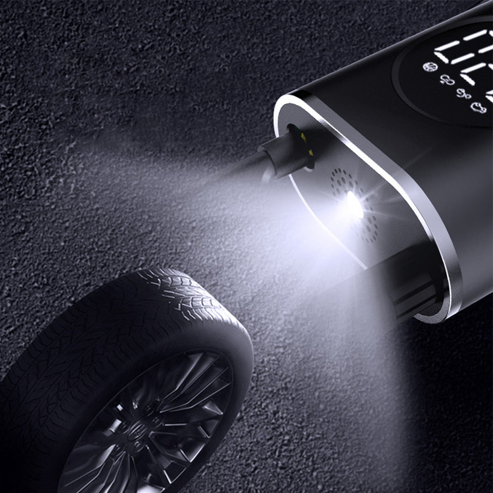 Portable Car Tire Air Inflator Rechargeable Cordless Tyre Electric Pump