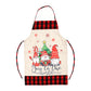 Christmas Kitchen Cooking Aprons Sleeveless Apron Funny Christmas Baking Apron-Stripes Hat