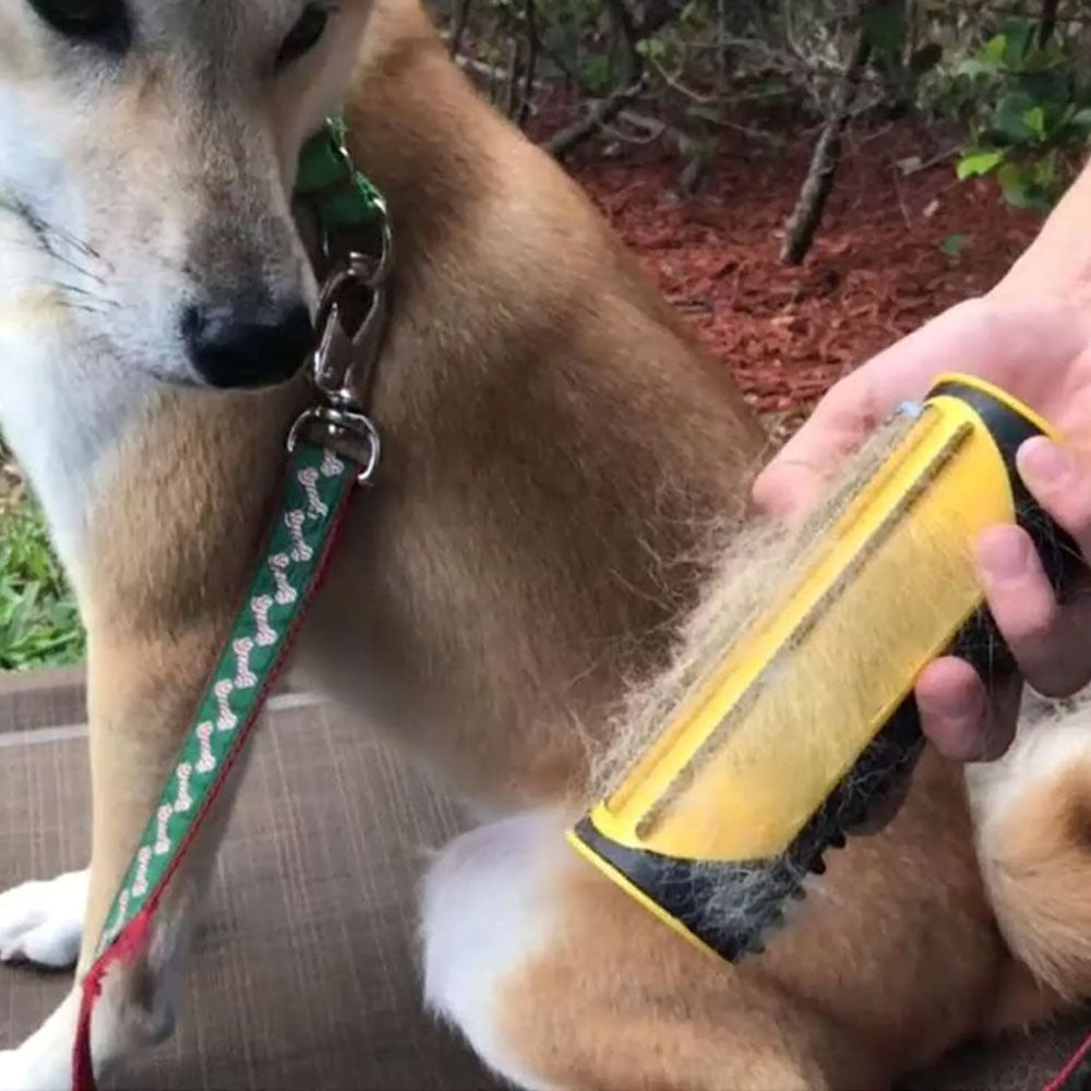 14.5x5.5CM Two-Sided Pet Grooming Brush Hair Shedding Trimmer Comb Dog Cat Hair Fur Removal