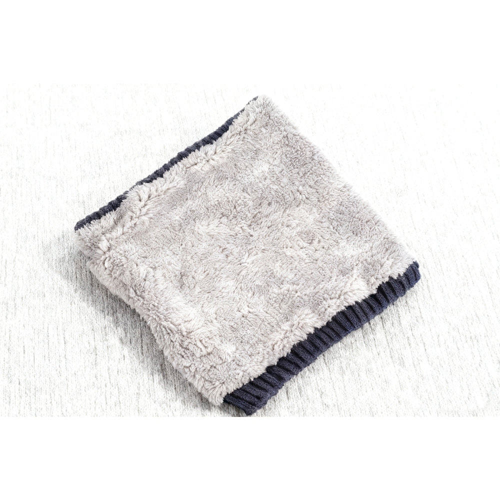 Winter Neckerchief Knitted Fleece Neck Warmer