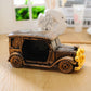 Vintage Car Retro Desk Clock Analog Digital Timepiece for Home and Office