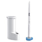 Disposable Toilet Brush Set with Replaceable Heads and Cleaning Liquid for Bathroom