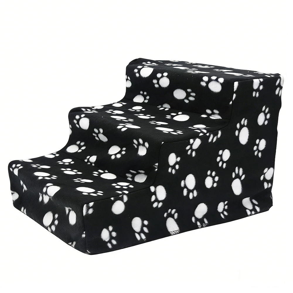 3 Steps Ramp Stairs for Bed Couch Small Dog Ramp Access