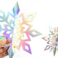 3D Paper Snowflake Hanging Decorations for Christmas Party