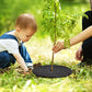 10pcs Non-Woven Tree Mulch Ring for Weed Control Root Protection