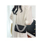 Women Allover Rhinestone Mini Crossbody Bag