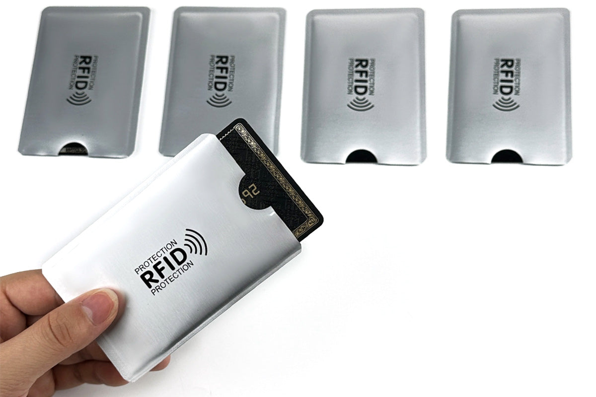 30 PCS Slim RFID Blocking Card Sleeves Credit ID Protector Wallet Shield