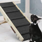 Foldable Adjustable Dog Ramp for Couch and Bed with Non-Slip Carpet Surface