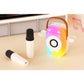 Mini Karaoke Machine Toy Portable Bluetooth Karaoke Speaker with 2 Wireless Microphones