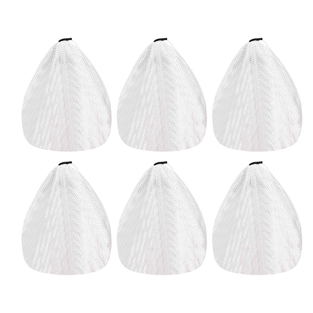 6Pcs Large Mesh Net Laundry Bags with Drawstring Closure for Washing Clothes