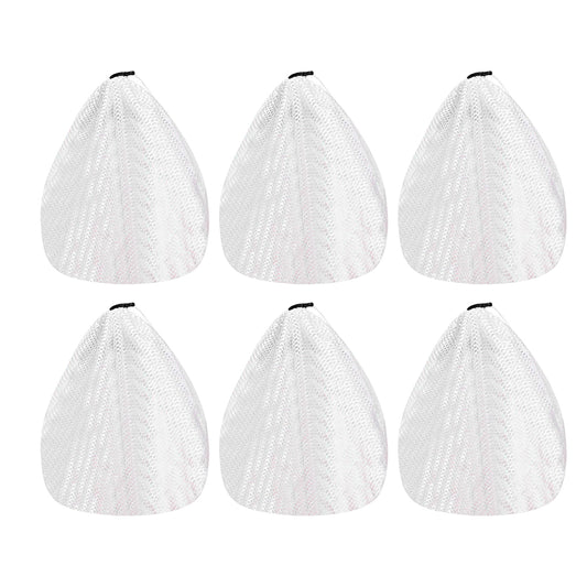 6Pcs Large Mesh Net Laundry Bags with Drawstring Closure for Washing Clothes