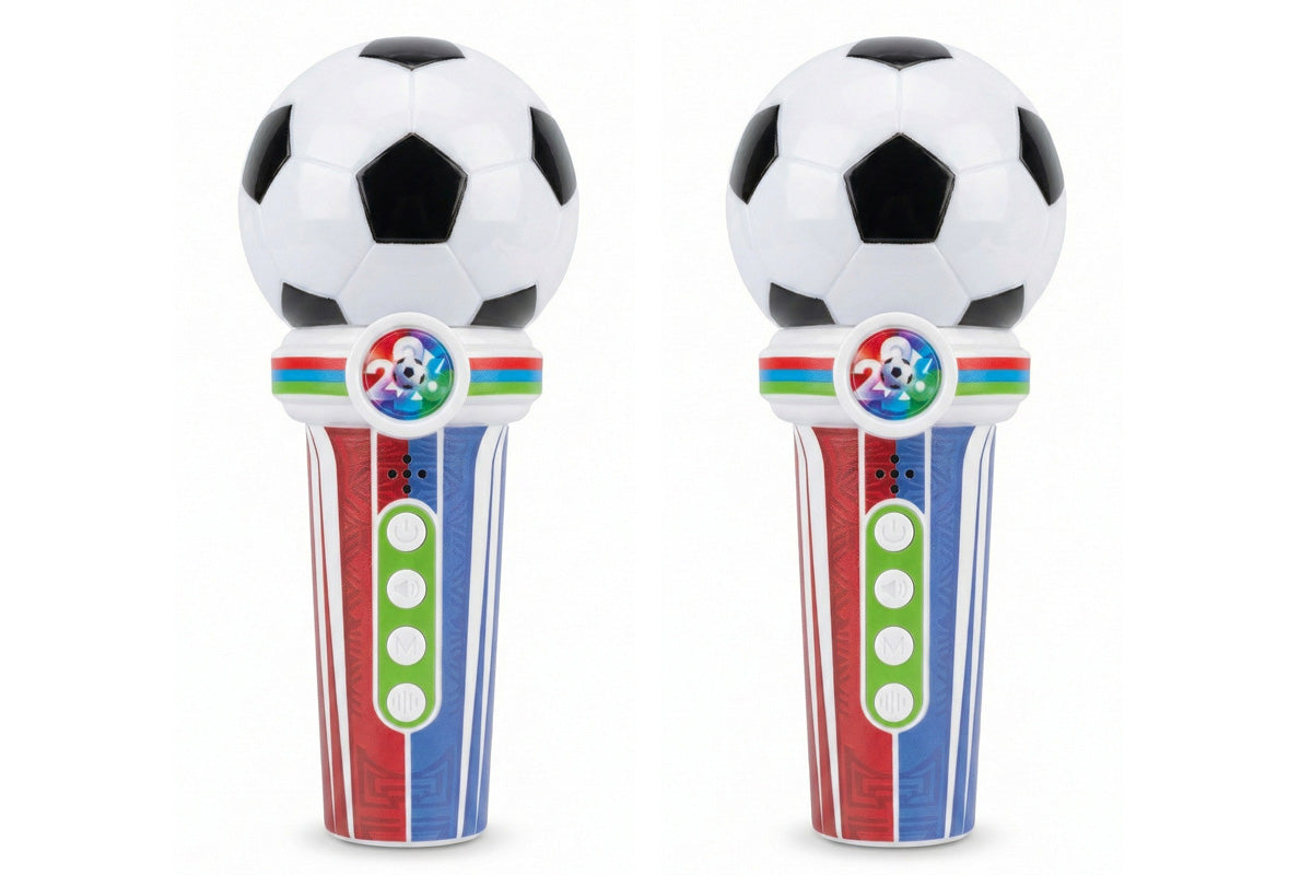 Soccer Theme Handheld Microphone Football Cheering Microphone Kids Microphone Toy Voice Amplifying Mic