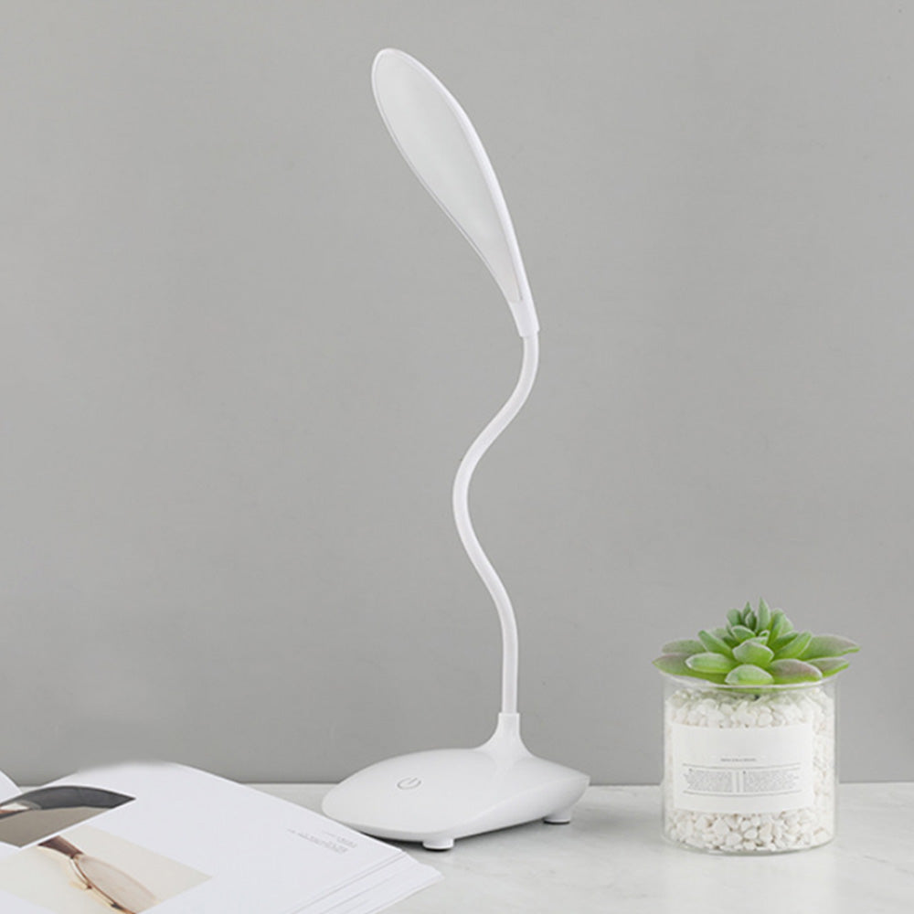 2Pcs LED Touch Table Light Flexible Desk Lamp Reading Lamp with 3 Levels Brightness