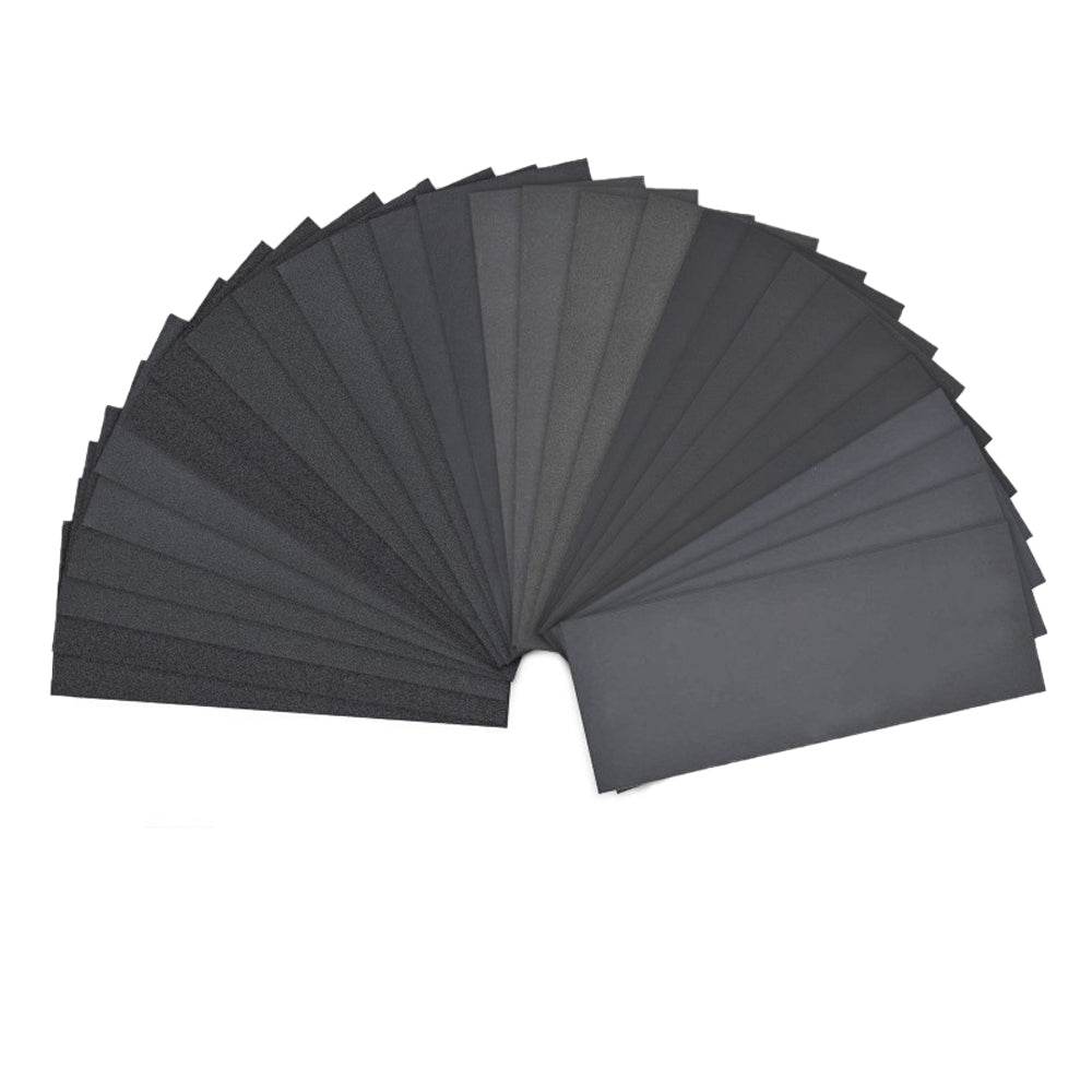 45Pcs Dry Wet Sandpaper Polishing Abrasive Paper Set