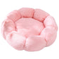 Flower Shape Pet Bed Cat Beds Dog Bed Cats Calming Pet Beds Round Dog Bed-Pink