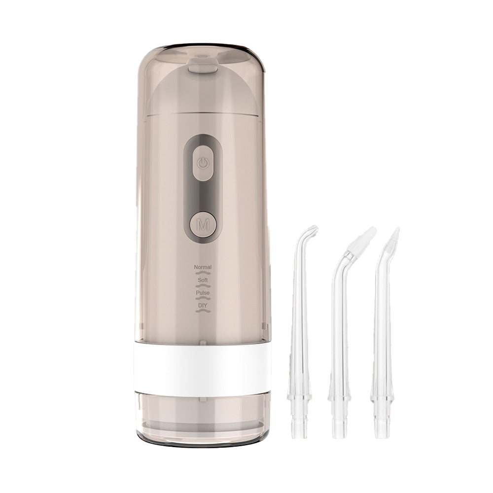 Electric Cordless Water Flosser Teeth Portable Oral Irrigator with 4 Nozzles
