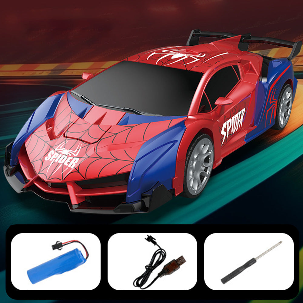 Spider Transform RC Cars Toys With Eye And Lights Remote Control Car Deformation