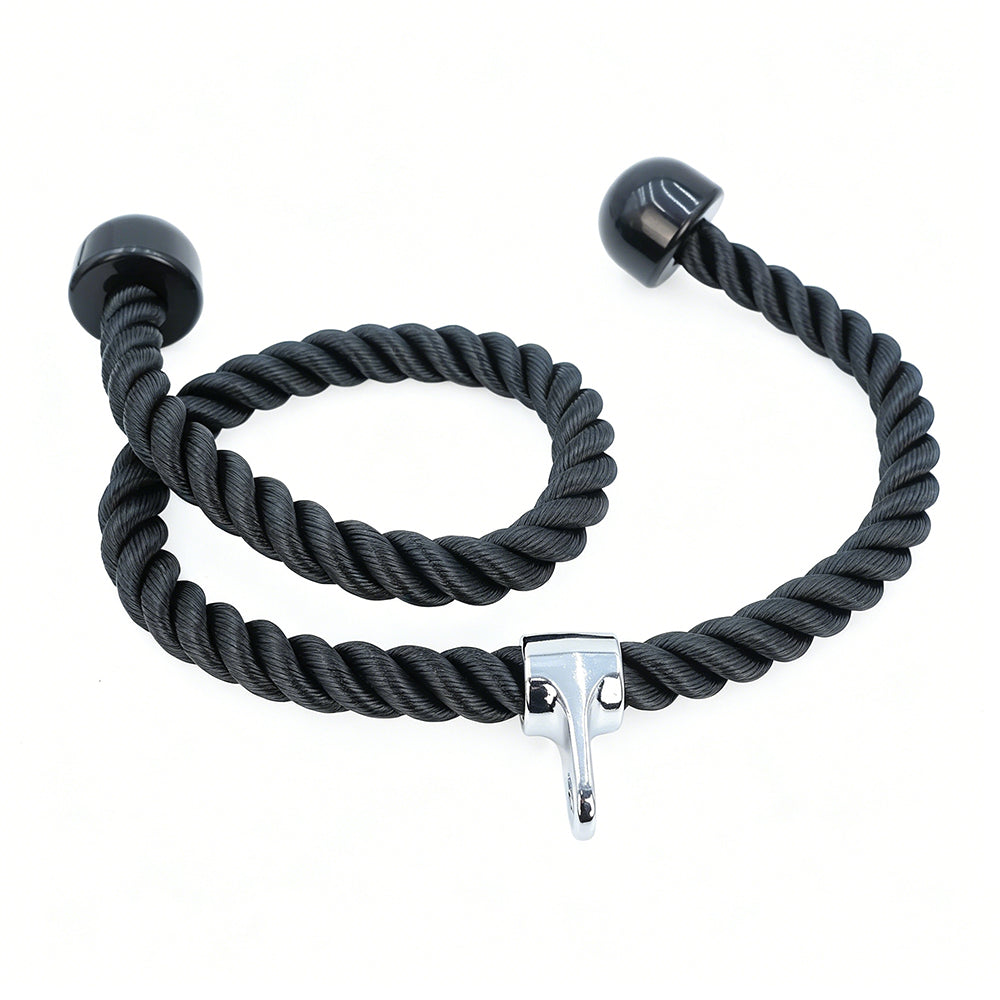 Tricep Rope Dual Head Resistance Band Push Pull Down Exercises Muscle Resistance Bands Training