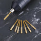 36 Pcs Saw Sharpener Set Titanium Plated Grinding Bits for Saw