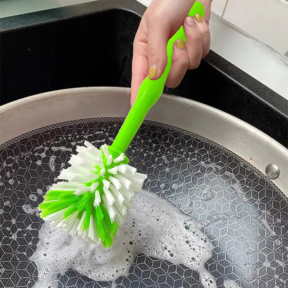 3Pcs Pot Washing Cleaning Brush with Nylon Bristles