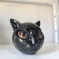 Luxury Black Cat Sculpture Elegant Home Decor Gift Ready Art Piece