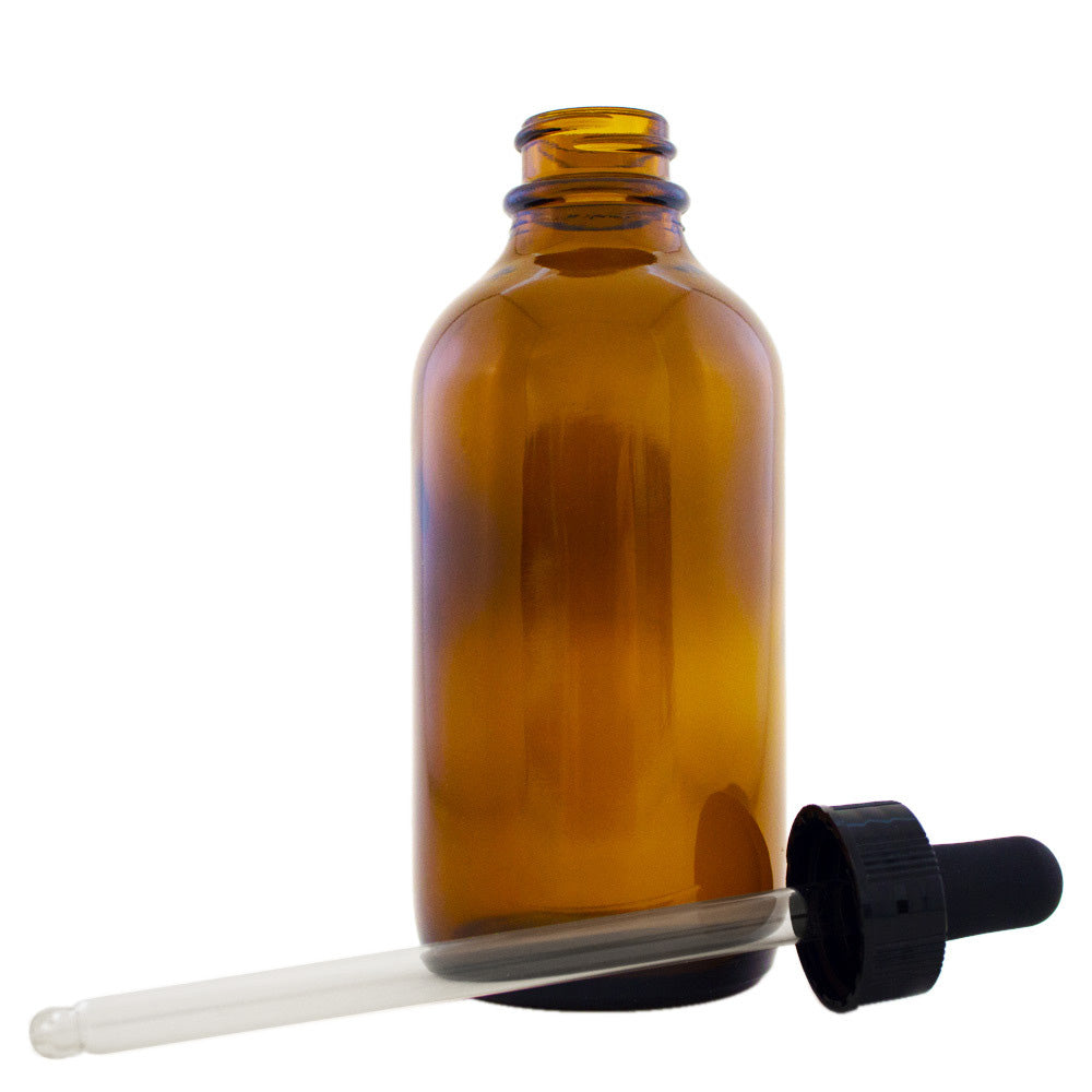 8 Pack Amber Glass Dropper Bottles 60ml for Essential Oils Beauty Oil Personal Care