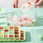 56 Grid Plastic Ice Tray Mold with Scoop Ice Cube Maker Storage Container Box