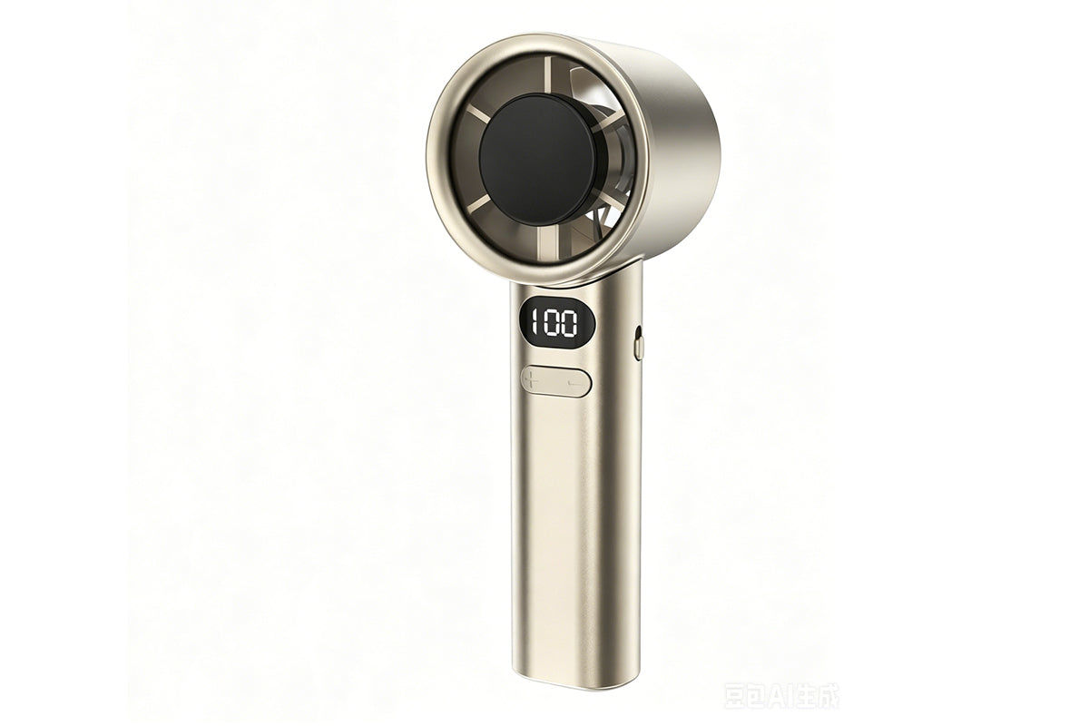 Digital Display USB Fan with 120 Speeds