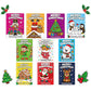 10Pcs Christmas Coloring Books Santa Claus Snowman Designs Holiday Gift