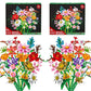 Flower Bouquet Building Blocks Advent Calendar Christmas Gift Box