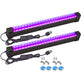 2 Pcs LED UV Black Light Bar with USB Cord for Party Glow
