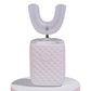 U-Shaped Automatic Electric Toothbrush with Sanitizing Cup-White