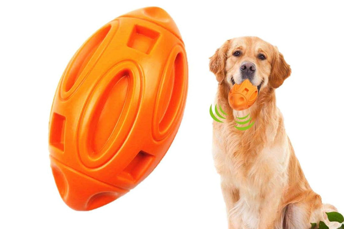 Puppy Chew Ball With Squeaker Dog Chew Toys Squeaky Dog Toys For Aggressive Chewers