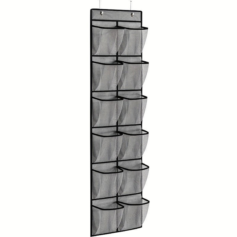 12 Pockets Hanging Shoe Storage Over The Door Shoe Organizer Shoe Rack Holder