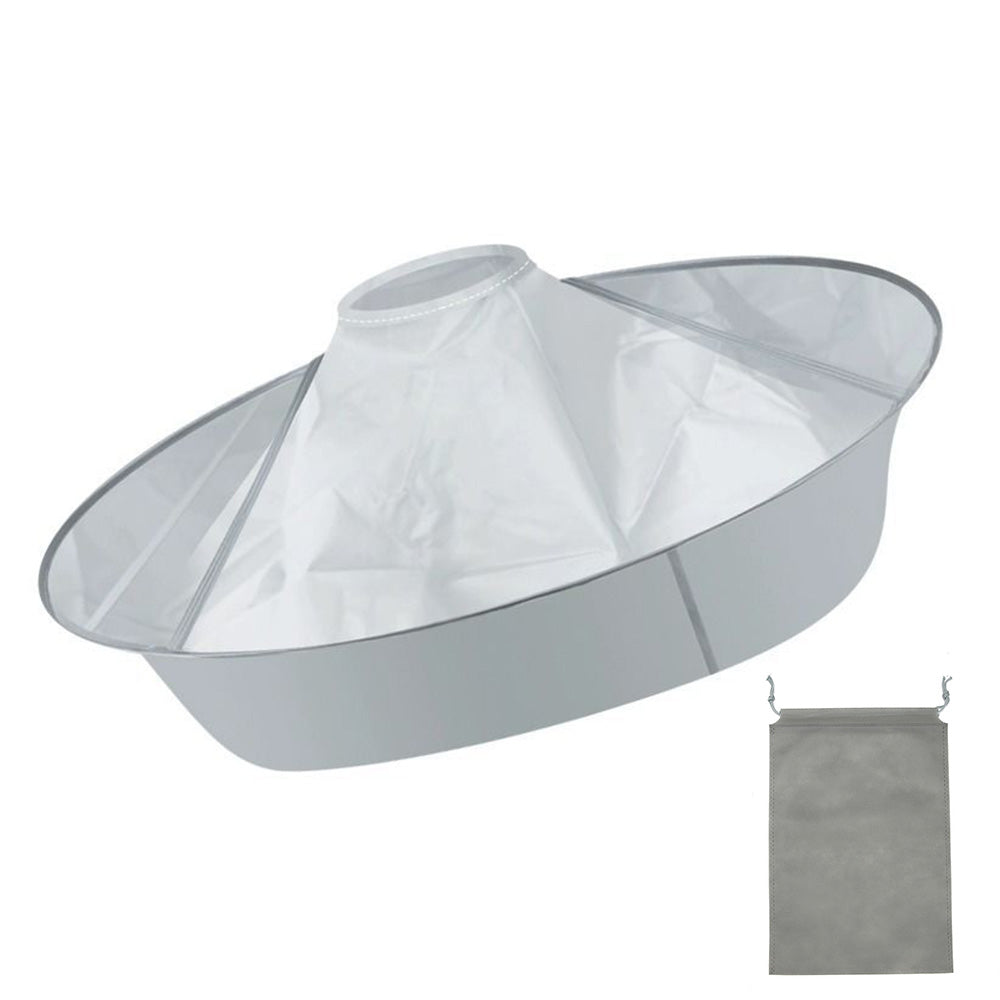 Collapsible Hair Cutting Cape with Storage Bag Hair Cutting Umbrella for Home Barbershop