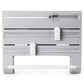 6 in 1 Adhesive Kitchen Towel Foil Roll Rack Film Dispenser