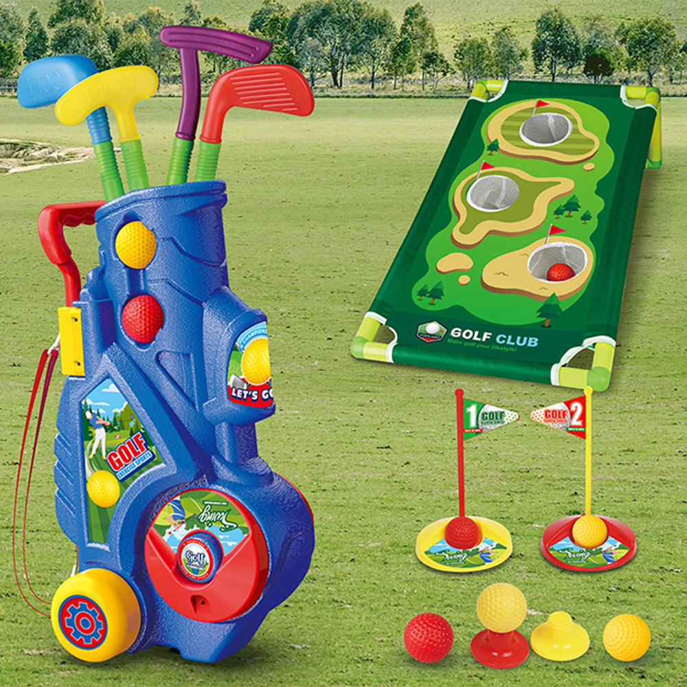 Kids Golf Clubs Set Golf Practice Play Fun Sports Putter Sports Outdoor Toys
